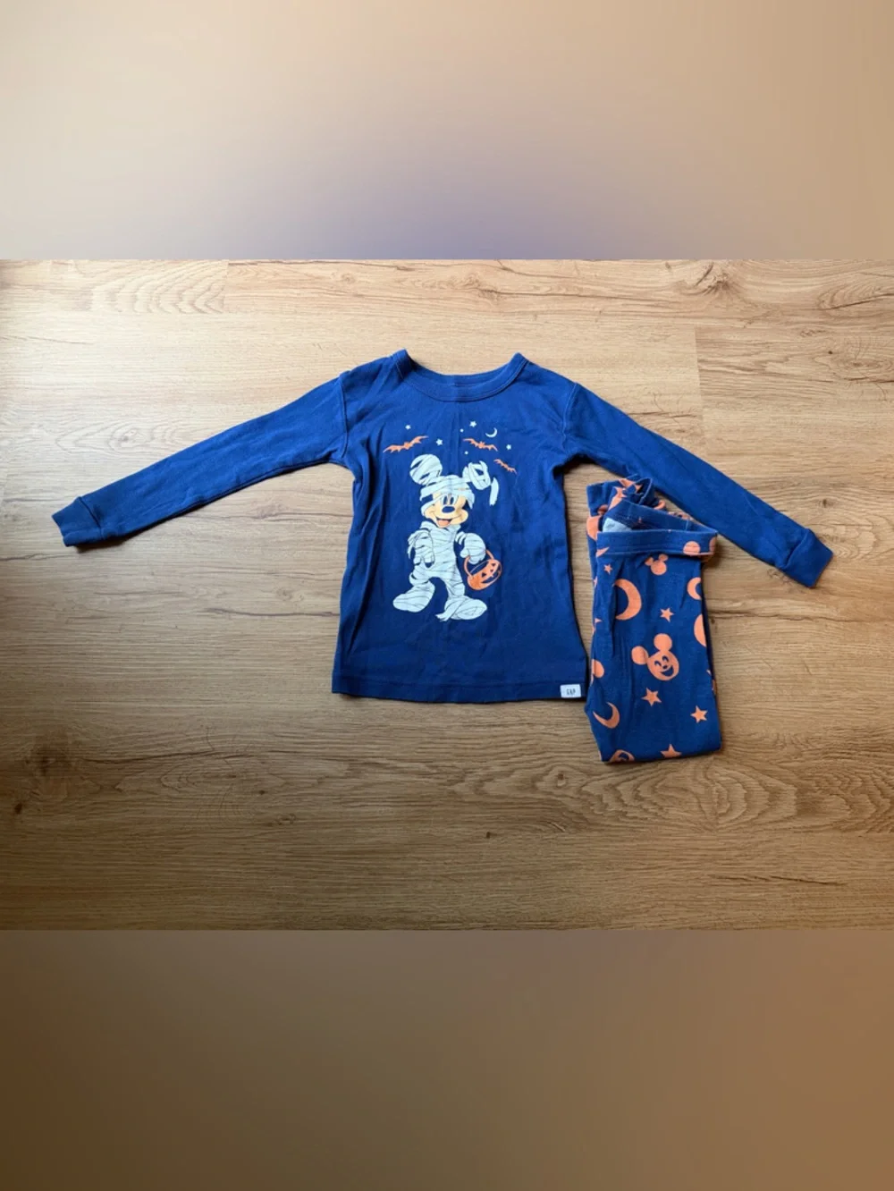 GAP Kids Pajama Sets - Blue, Light Gray, Navy, White - Picture 3 of 5